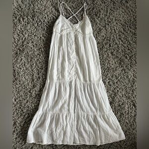 White Maxi Dress (L)